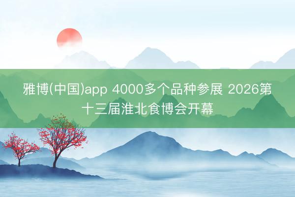 雅博(中国)app 4000多个品种参展 2026第十三届淮北食博会开幕