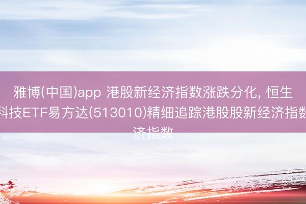 雅博(中国)app 港股新经济指数涨跌分化, 恒生科技ETF易方达(513010)精细追踪港股股新经济指数